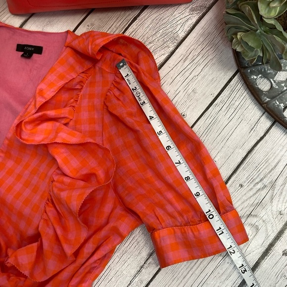 J. Crew Wrap Peplum Blouse - Picture 9 of 13